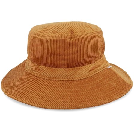 Brixton - Bruin bucket Hoed - Petra Packable Hat Glazed Ginger Bucket @ Hatstore