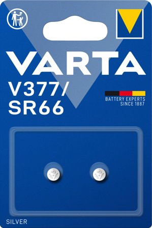 VARTA V377/SR66 Silver Coin 2 Pack