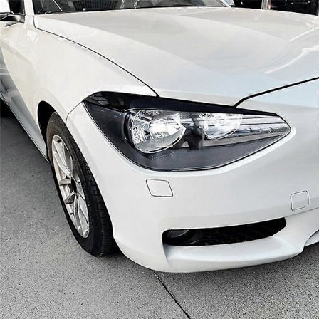 Bil Forlygte Øjenbryn Øjenlåg Klistermærker Trim Cover til BMW 1 Serie F20 F21 forlygte lampe Øjenlåg 20