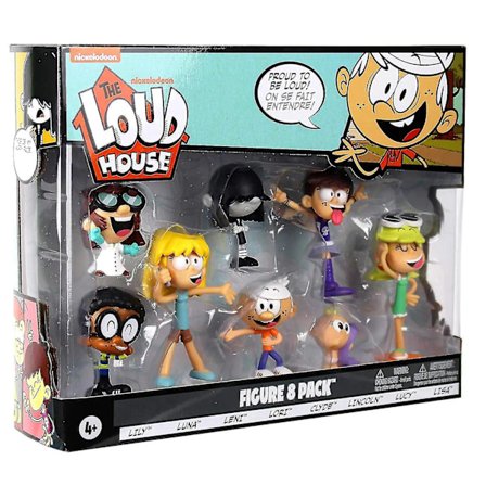 The Loud House Actionfigurer Legetøj 8 Stykker/sæt Lincoln Clyde Lori Lily Leni Lucy Lisa Luna Figur Legetøj Til Børn Julegave