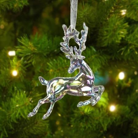 Joulukuusi Läpinäkyvä Lumihiutale Riippuva Koriste Akryyli Riipus 2023 Joulukoristeita Koti Navidad Lahja Uusi vuosi 2024 1