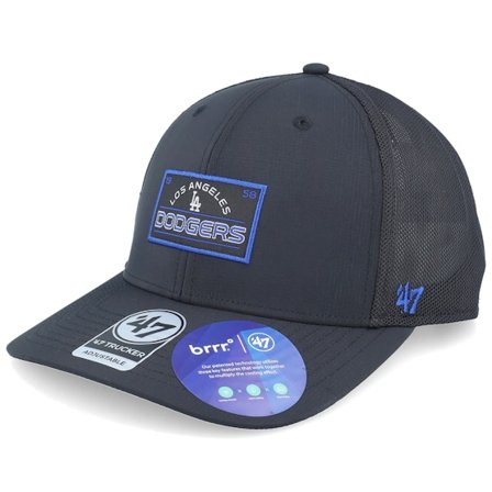 47 Brand - MLB Noir trucker Casquette - Los Angeles Dodgers Fairholt Black Trucker @ Hatstore