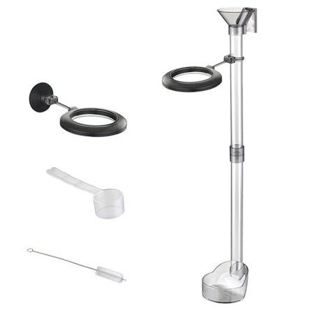 Akvarium foderrør rejefoder med flydende foderring til fisk til akvarium