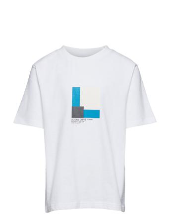 Square Box Tee White Grunt