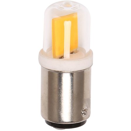 BA15D LED-pære 3W 110V AC 220V Ikke-dæmpbar 300 COB 1511 LED Varm hvid lampe Hvid til vaskemaskine (Varm hvid)