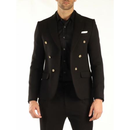 Daniele Alessandrini Blazers svart, Herr Jackor & rockar, Herr, Storlek: L