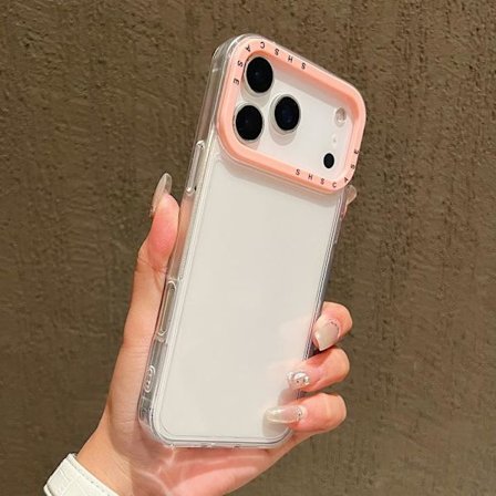 iPhone 17 Pro Max Skal med Färgkontrast och Transparent TPU Ram