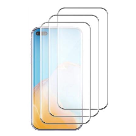 3x Glassdeksel Huawei P40 Pro herdet Dekker hele skjermen Transparent one size