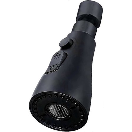 Køkkenhane Sprayhoved 3 Funktioner Sprayhoved 360° Drejelig Vandhane Sprøjtehoved G1/2 Vandbesparende Vaskelufter til Udskiftning af Køkkenhane 