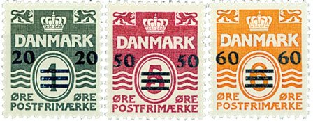 Færøerne 1941 - AFA 2B-6B - Postfrisk