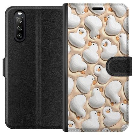 Sony Xperia 10 III Tegnebogsetui Boblende Ænder