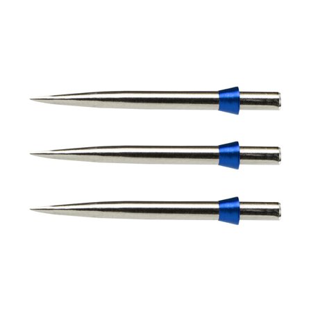 Red Dragon Specialist Dart Points - Silver Effect Standard 32mm with Blue Trident