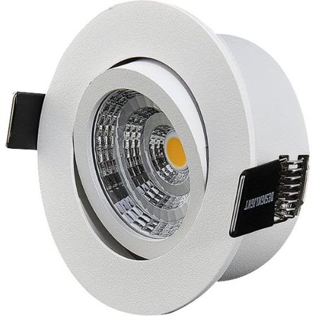 Designlight Q-2MW Downlight med driver, 2700 K, tilt, Belysning