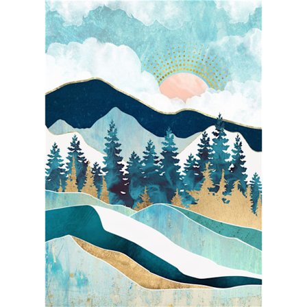 30x40cm 5D DIY timanttimaalaus täydellinen, abstrakti maalaussarja #A,D