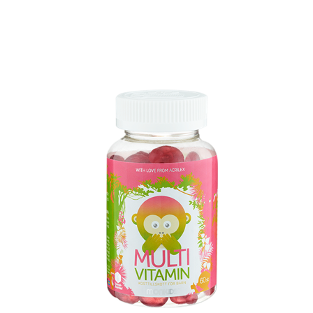 Monkids Multivitamin 60 tuggtabletter
