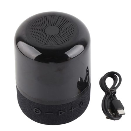 Värikäs lasikaiutin Kannettava stereokaiutin Langaton Bluetooth-kaiutin 3 valaistustilalla kotiin ulkotiloihin matkustamiseen