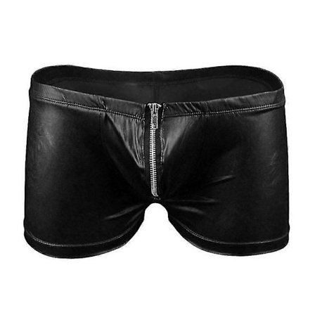 Boxerkalsonger för män Pole Dance Underkläder Patentläderkalsonger Semester Strand Badshorts