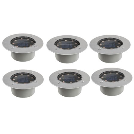 6-pack Mark Spotlight utomhusbelysning med solceller