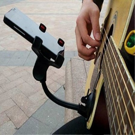 Telefonhållare Stativ, Telefonhållare Stativ för Gitarr Gatusång Texter Låt, Biltelefon Stödhållare