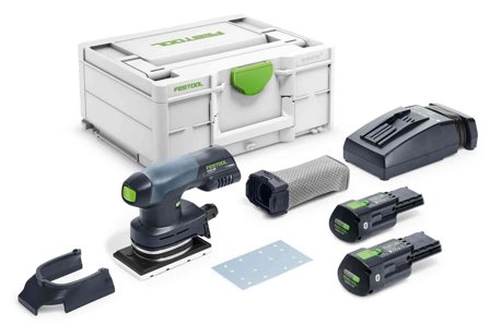 Festool RTSC 400 3,0 I-Plus Planslip med batteri och laddare, Maskiner