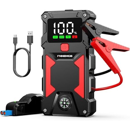 FNNEMGE Booster Batteri 5000A STARTA JUMP all-i-ett-lösning
