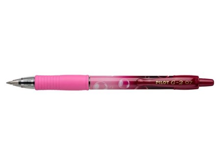Pilot Gelpenna Bubble rosa G-2 0,7 blå - Lyreco - Kontorsmaterial - Pennor - Gelpennor