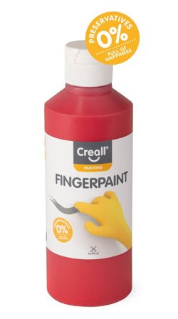 CREALL Fingerfärg 250ml röd - Lyreco - Skola och förskola - Målarfärg och tillbehör - Fingerfärg