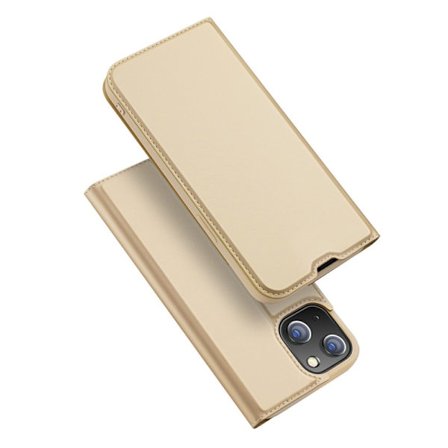 Dux Ducis Skin Pro Läderfodral iPhone 12 Mini Guld