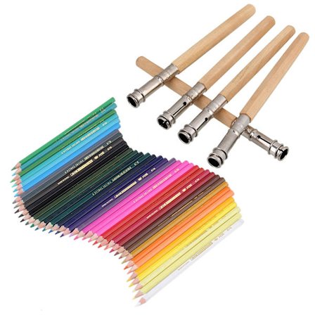 41 kpl 36 värin värikynät ja säilytyslaatikko ja jatkeet aloittelijoille[D]