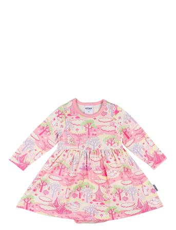 Drömslott Bodyklänning Dresses & Skirts Dresses Baby Dresses Long-sleeved Baby Dresses Pink MUMIN