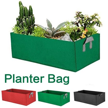 Thickened Planting Bag Non-woven Rectangle Grow Planter Square Tree Planting Pot Nursery Bag Garden Flowerpot Supplies