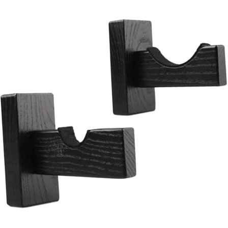 2-delt træ baseballbat vægdisplay stativ multifunktionel krog til boligindretning, stilfuldt bat stativ til indsamling af baseball souvenirs