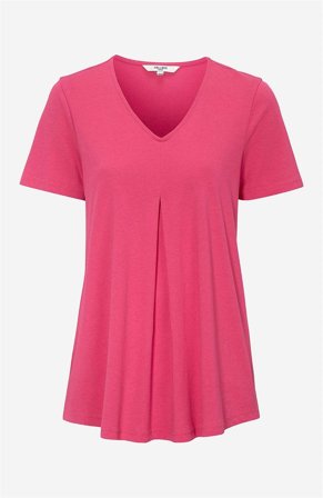 Cellbes of Sweden - V-ringad trikåtopp - cerise - för damer - 34/36