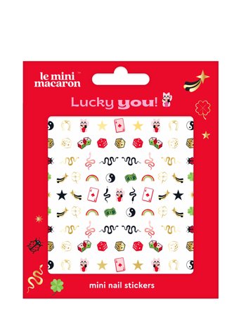 Le Mini Macaron Mini Nail Stickers, Lucky You - Multi/patterned - ONE SIZE