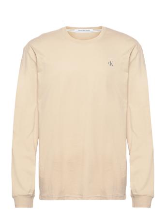 Institutional Ls Graphic Tee Calvin Klein Jeans Beige