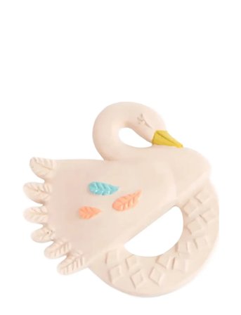 Moulin Roty | Teether - Rubber Swan - La Petite Ecole De Danse | ONE SIZE