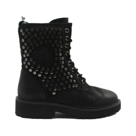 Blauer, Lace-up Boots Zwart, Dames, Maat:39 EU