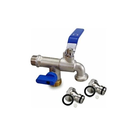 Premium dobbelt messing vandhane, udendørs, anti-rust og frostsikker til have, husholdning & industri