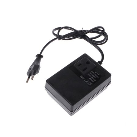 200w AC 220v til 110v Reducer Transformer Konverter Rejse Strøm EU Stik Adapter