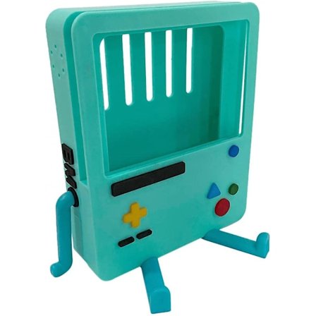 Bärbar spelkonsoldockningsladdare Dock Cartoon Flerfärgad Silikon Skärmstöd Ram