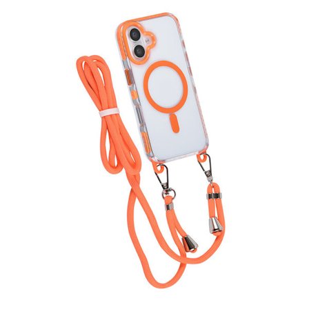 iPhone 16 Bakfodral med halssnöre