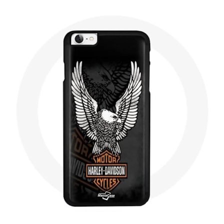 Coque - Maniacase - Iphone 5 - Svart - Harley Davidson Aigle - Mjuk