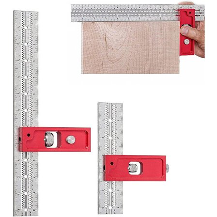 Justerbare vinkelmåler til træbearbejdning, kombinations- og dobbeltvinkelmåler til træbearbejdning