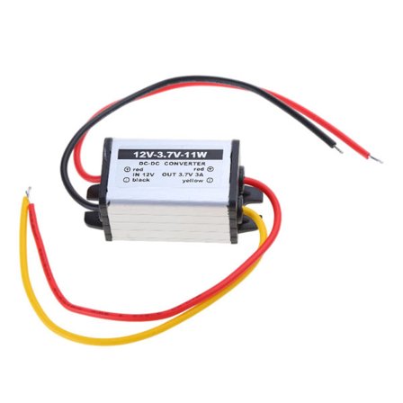DC-DC-muunnin 12V - 3.7V virtalähdemoduuli vedenpitävä