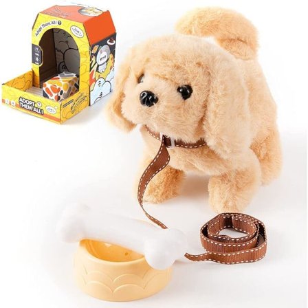 Walking Dog Toys Barking Puppy Pet Toy Walks and Barks