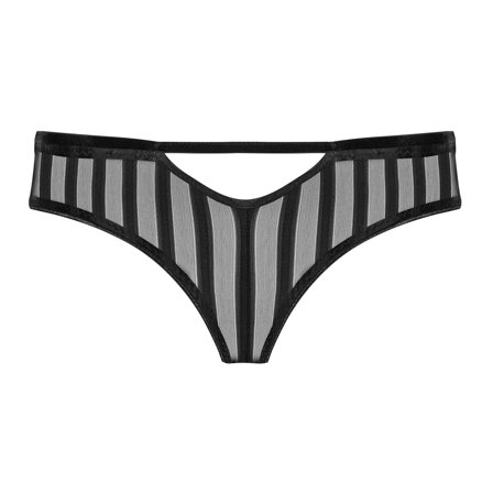PetiteNoir: Stribet g-streng i Tyl - Vuxen.dk: Lingeri & undertøj