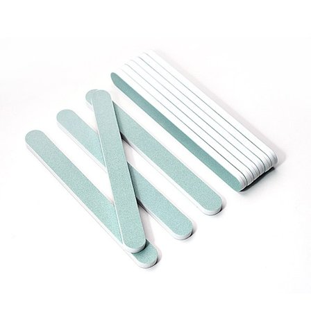 Poleringssæt, 10 stk. poleringsfiler med høj glans, dobbeltsidede neglefiler til gelnegle, neglekunst manicure-værktøjer