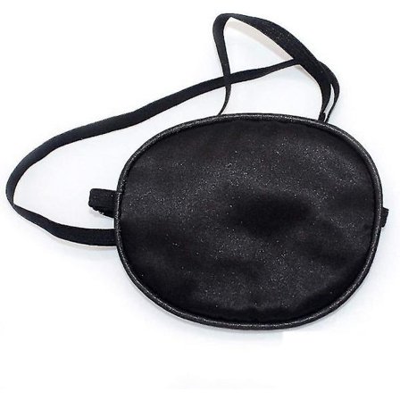 Silk Elastic Eye Patches, Pirate Eye Visor Adjustable Eye Patch, Child