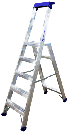 Skeppshultstegen 5050-05 Trappstege med hylla 5 steg, 1155 mm, Stegar & ställningar