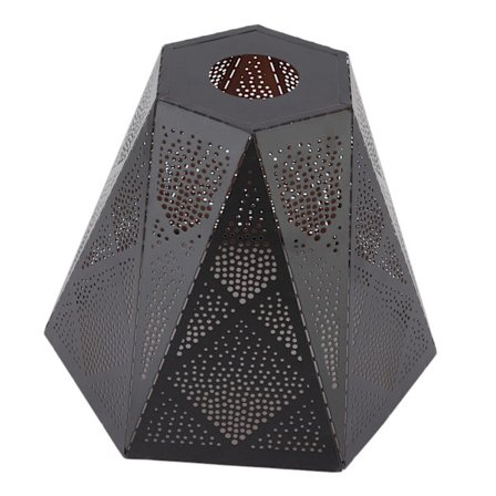 Lampe Skærm Smijern Hul Design Moderne Stil Korrosionsbestandig Bordlampe Skærm til E27 E26 Pærefatning